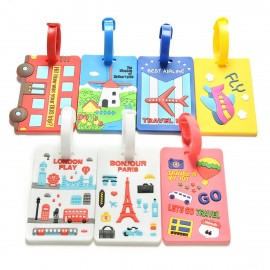 Promotional Rubber PVC Custom Luggage Tag