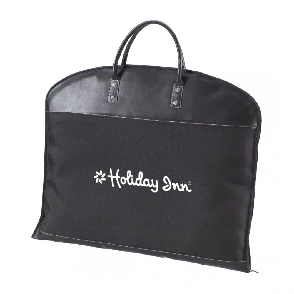 Custom Printed The Executive Travel Garnent Bag - Black Custom Printed The Executive Travel Garnent Bag - Black