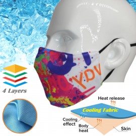 Kids Icy-Kool Summer Relief Cooling Face Masks 4 Layer Mask with Logo  Kids Icy-Kool Summer Relief Cooling Face Masks 4 Layer Mask with Logo