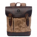 Personalized Camberwell wax canvas backpack