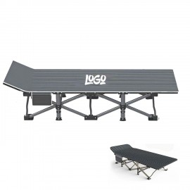 Logo Branded Portable Outdoor Camping Sleeping Folding Bed For Travel Logo Branded Portable Outdoor Camping Sleeping Folding Bed For Travel