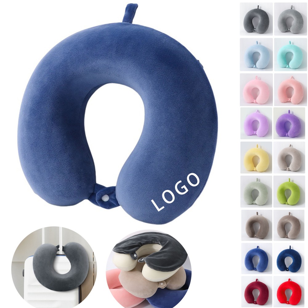 Ergonomic U Shaped Neck Pillow with Logo
