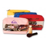 Reaction Cosmetic Bag w/Transparent Vinyl Middle with Logo
