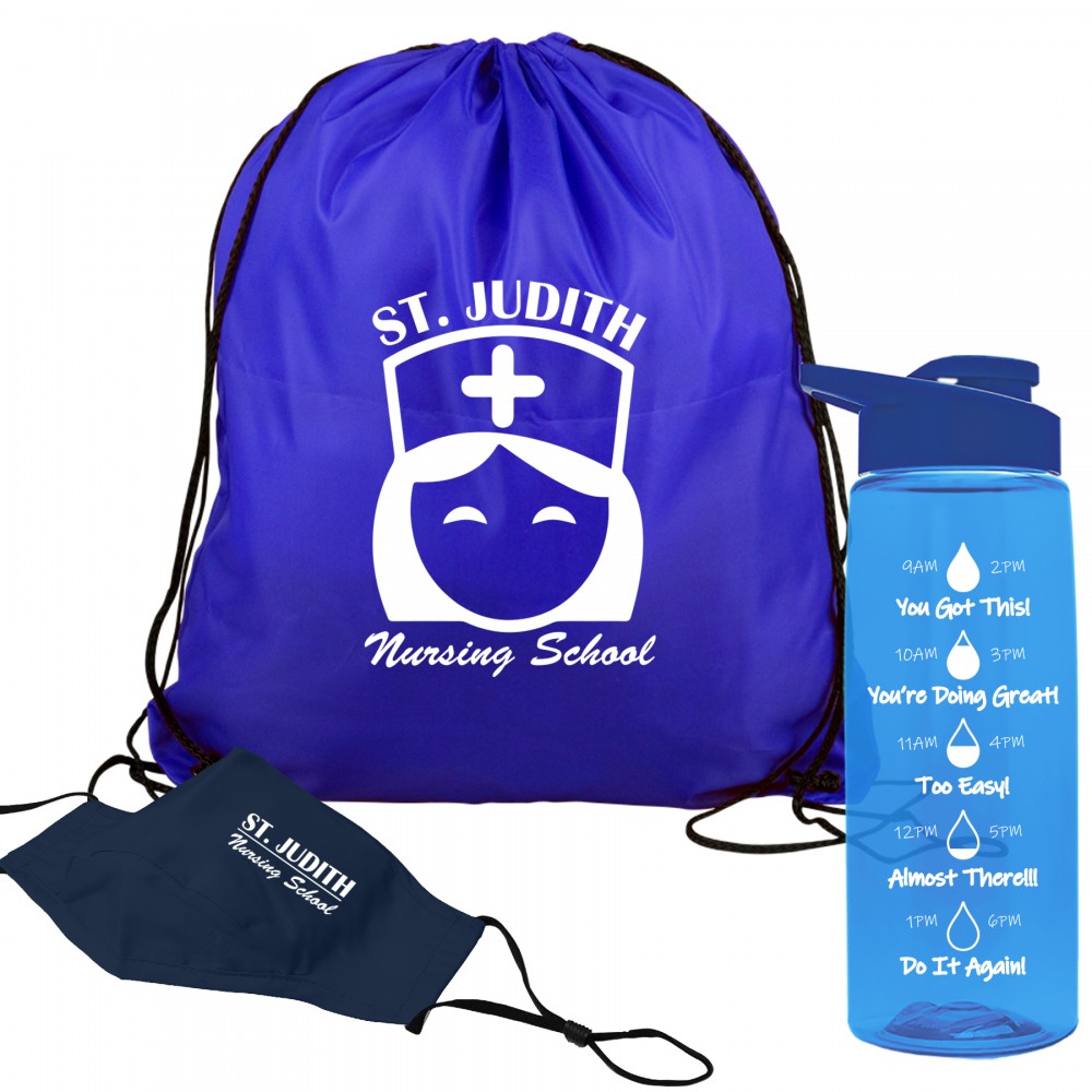 Stay Safe & Healthy Kit with Logo