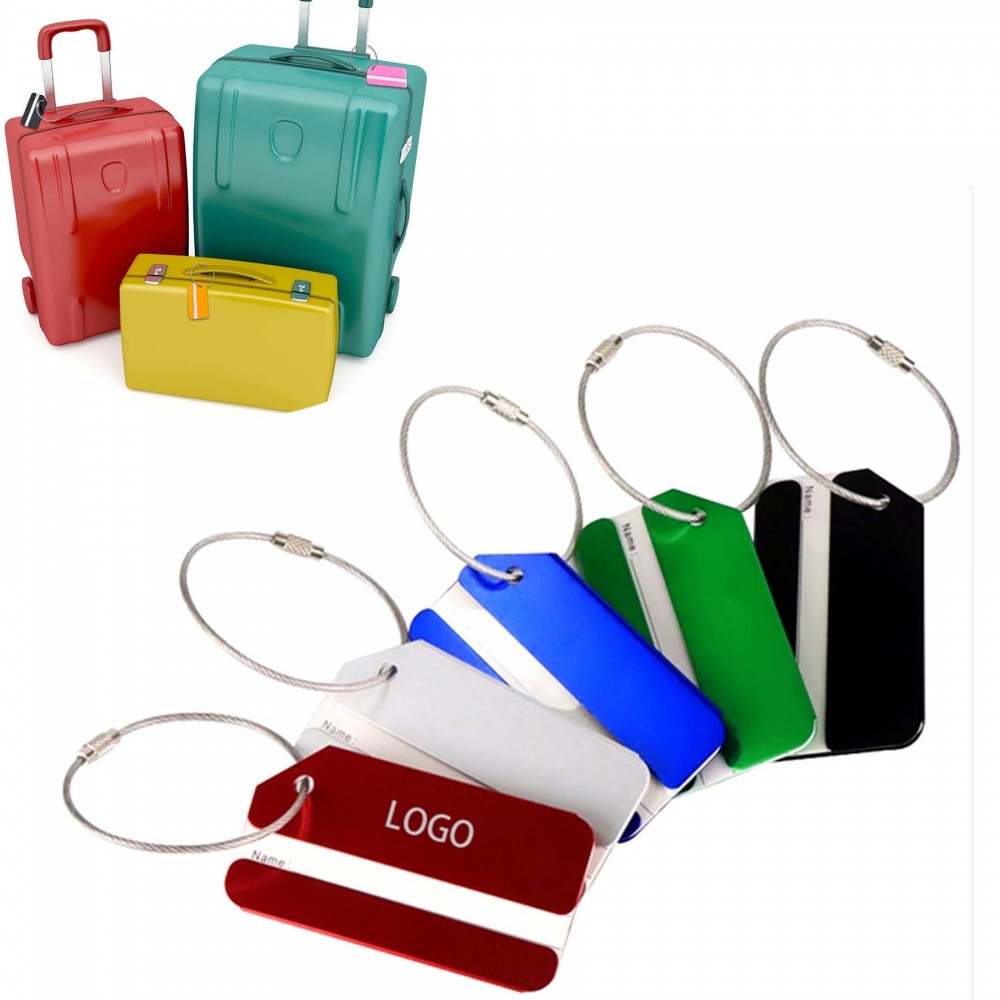 Promotional Aluminum Luggage Tag Travel Identifier Promotional Aluminum Luggage Tag Travel Identifier