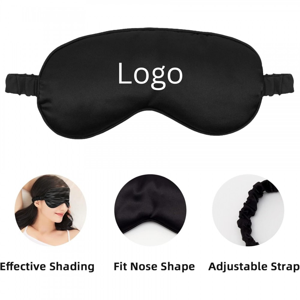 Custom Custom Luxury 100% Mulberry Silk Sleep Eye Mask & Blindfold Custom Custom Luxury 100% Mulberry Silk Sleep Eye Mask & Blindfold