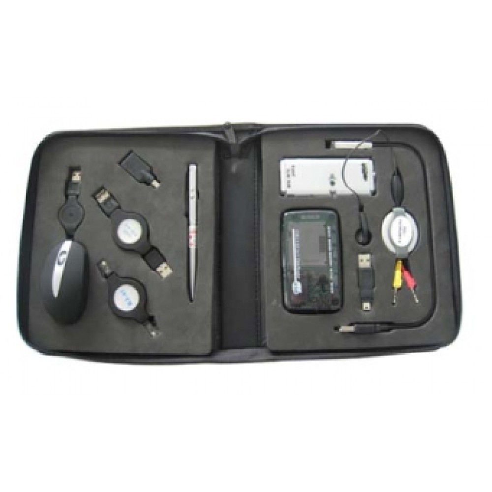 USB Travel Kit w/ Hub & Computer Accessories Logo Branded USB Travel Kit w/ Hub & Computer Accessories Logo Branded