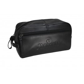 Logo Branded Leather Toiletry Dopp Kit  Logo Branded Leather Toiletry Dopp Kit