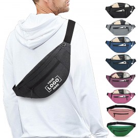 Large Crossbody Fanny Pack with Logo  Large Crossbody Fanny Pack with Logo