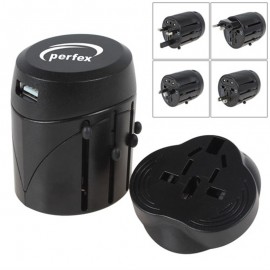Customized International Travel Converter Adapter w/ USB port  Customized International Travel Converter Adapter w/ USB port