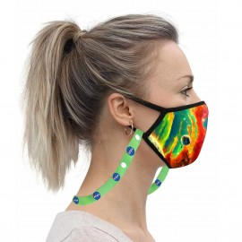 Logo Branded 3 Layer Safety Face Mask Lanyard Combo w/ Full Color Imprint  Logo Branded 3 Layer Safety Face Mask Lanyard Combo w/ Full Color Imprint