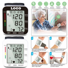 Home Use Blood Pressure Monitor With Voice Broadcast with Logo  Home Use Blood Pressure Monitor With Voice Broadcast with Logo