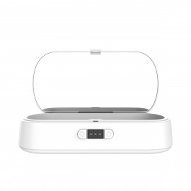 Logo Branded UV Sanitizing Box With Wireless Charger and Vinly Mirror (10W)  Logo Branded UV Sanitizing Box With Wireless Charger and Vinly Mirror (10W)