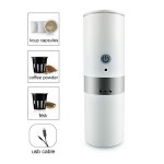 Portable Lightweight Travel 2 in 1 Electric Coffee Maker Mac with Logo