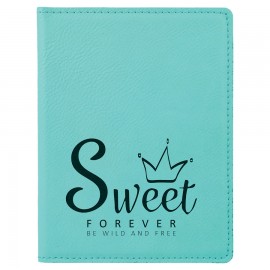 Logo Branded Leatherette Passport Holder