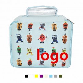 Neoprene Travel Makeup Handbag with Logo  Neoprene Travel Makeup Handbag with Logo