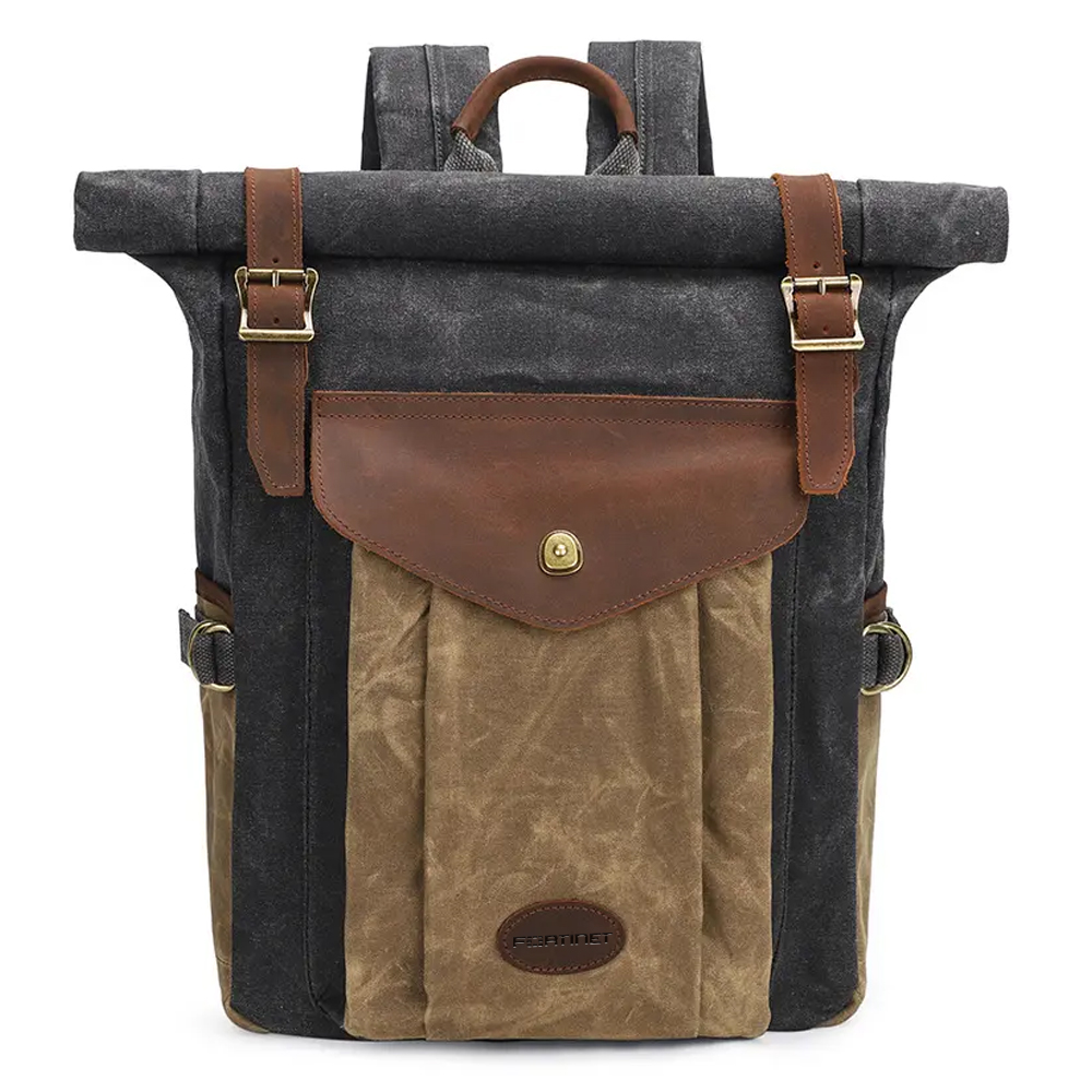 Calypso wax canvas backpack with Logo Calypso wax canvas backpack with Logo