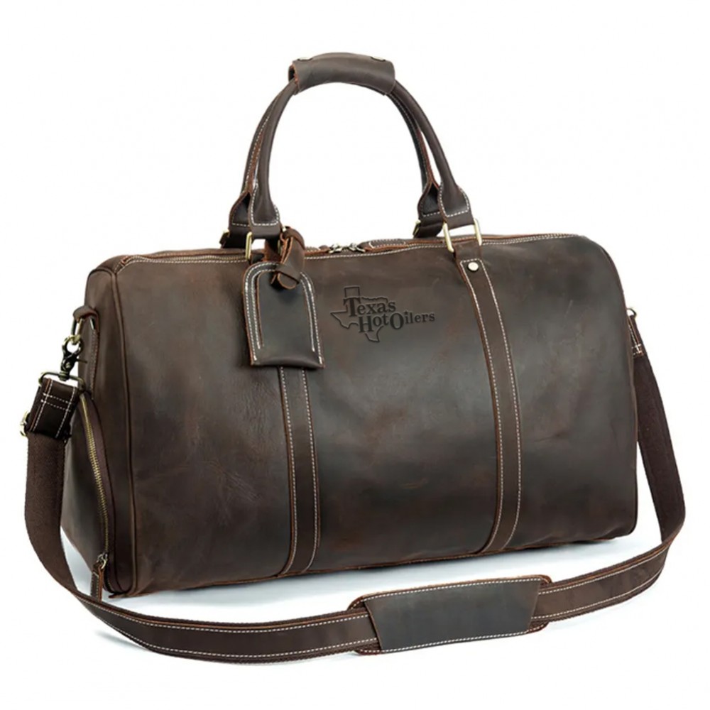 Personalized Coronado Leather Duffel Personalized Coronado Leather Duffel