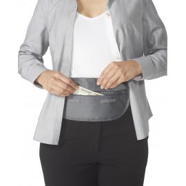 Smooth Trip Travel Gear by Talus RFID Blocking Money Belt, Gray with Logo  Smooth Trip Travel Gear by Talus RFID Blocking Money Belt, Gray with Logo
