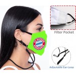 3-Layer Lanyard Face Mask w/ Full Color Imprint Adjustable with Logo