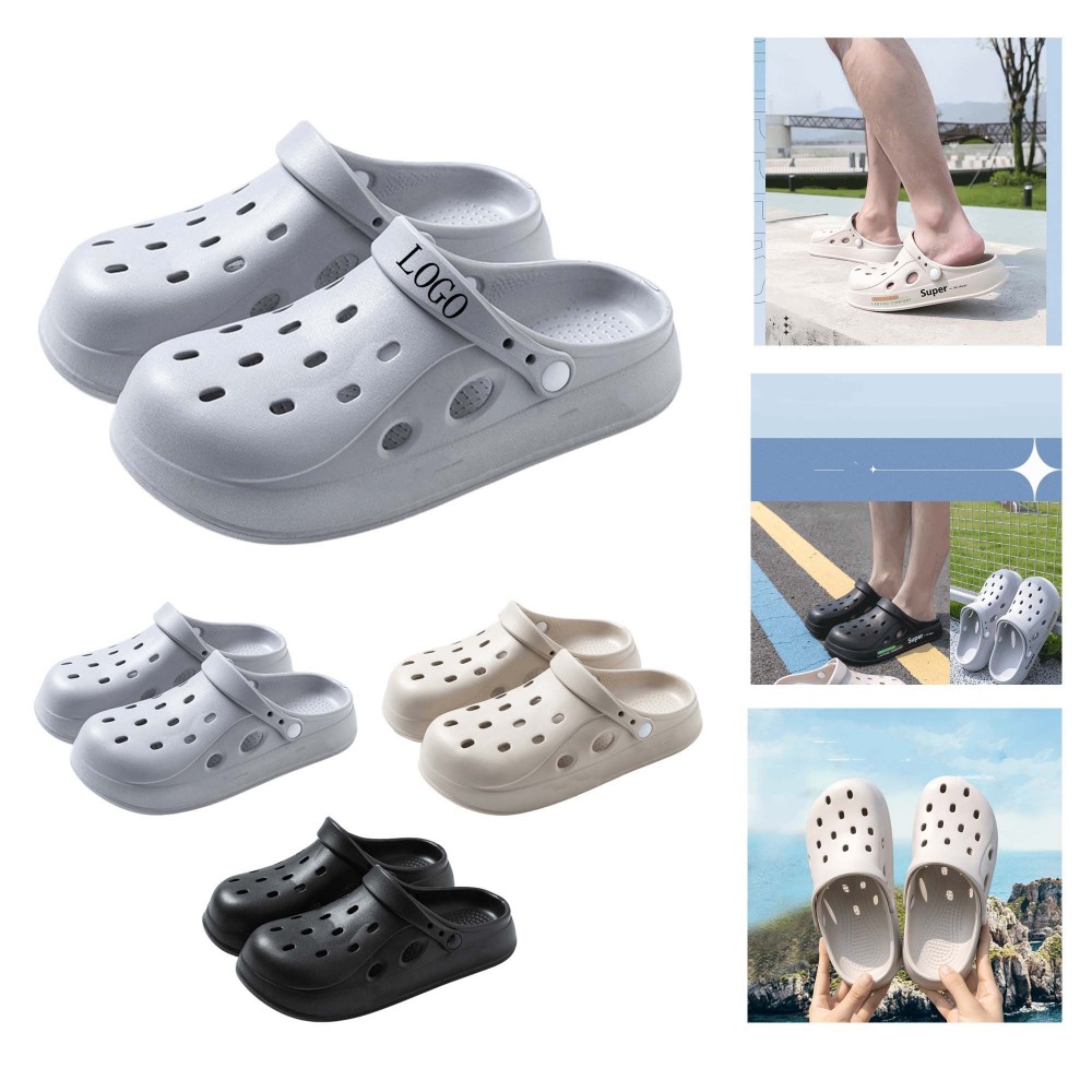 Men's Summer EVA Non-Slip Sandals with Logo Men's Summer EVA Non-Slip Sandals with Logo