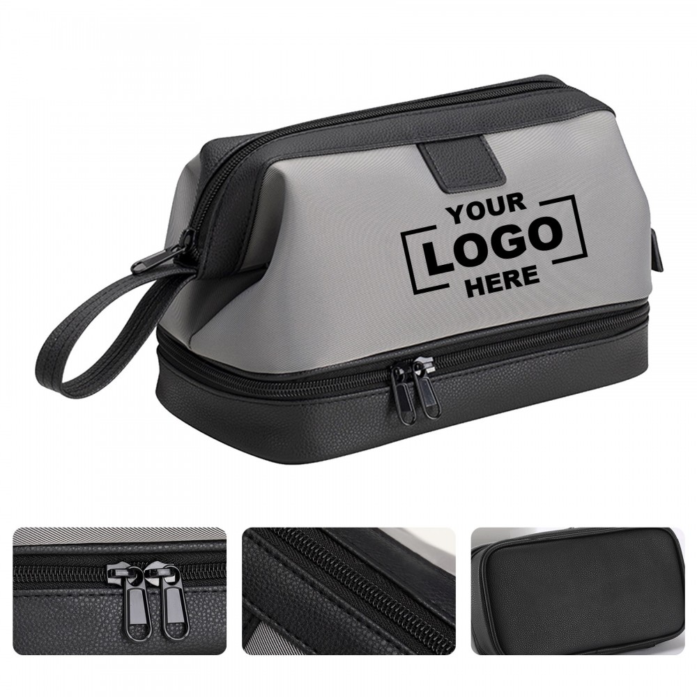 Travel Toiletry Bag, Waterproof Travel Bag, Travel Bathroom Bag, Dry And Wet Separation Travel Bag with Logo Travel Toiletry Bag, Waterproof Travel Bag, Travel Bathroom Bag, Dry And Wet Separation Travel Bag with Logo