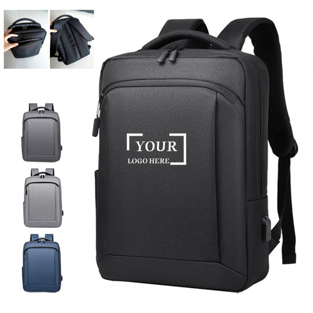 16-inch Business Travel Backpack with Logo