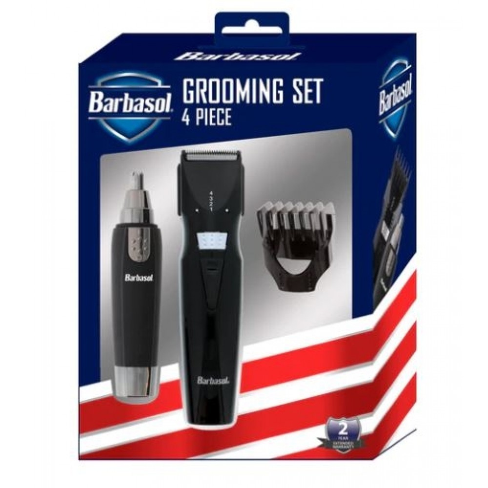 Barbasol Four-Piece Men's Grooming Gift Set with Logo