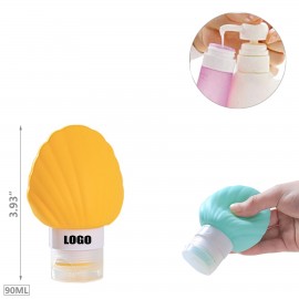 90ml Silicone Shell Travel Bottle with Logo  90ml Silicone Shell Travel Bottle with Logo