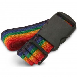 Logo Branded Smooth Trip Travel Gear by Talus Rainbow Luggage Strap