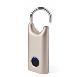 Personalized Lexon Biometric lock Gold  Personalized Lexon Biometric lock Gold