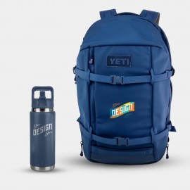 Custom YETI Rambler Bottle & Crossroads 35L Backpack Executive Set  Custom YETI Rambler Bottle & Crossroads 35L Backpack Executive Set