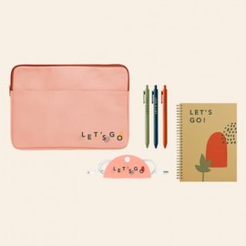 Work & Go Kit (Colored Canvas) with Logo