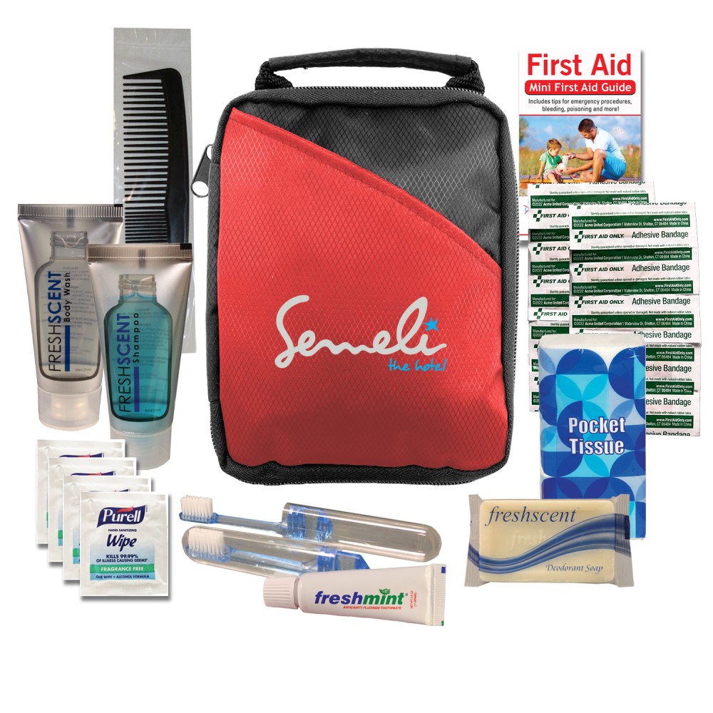 Water Resistant Travel Kit with Logo Water Resistant Travel Kit with Logo