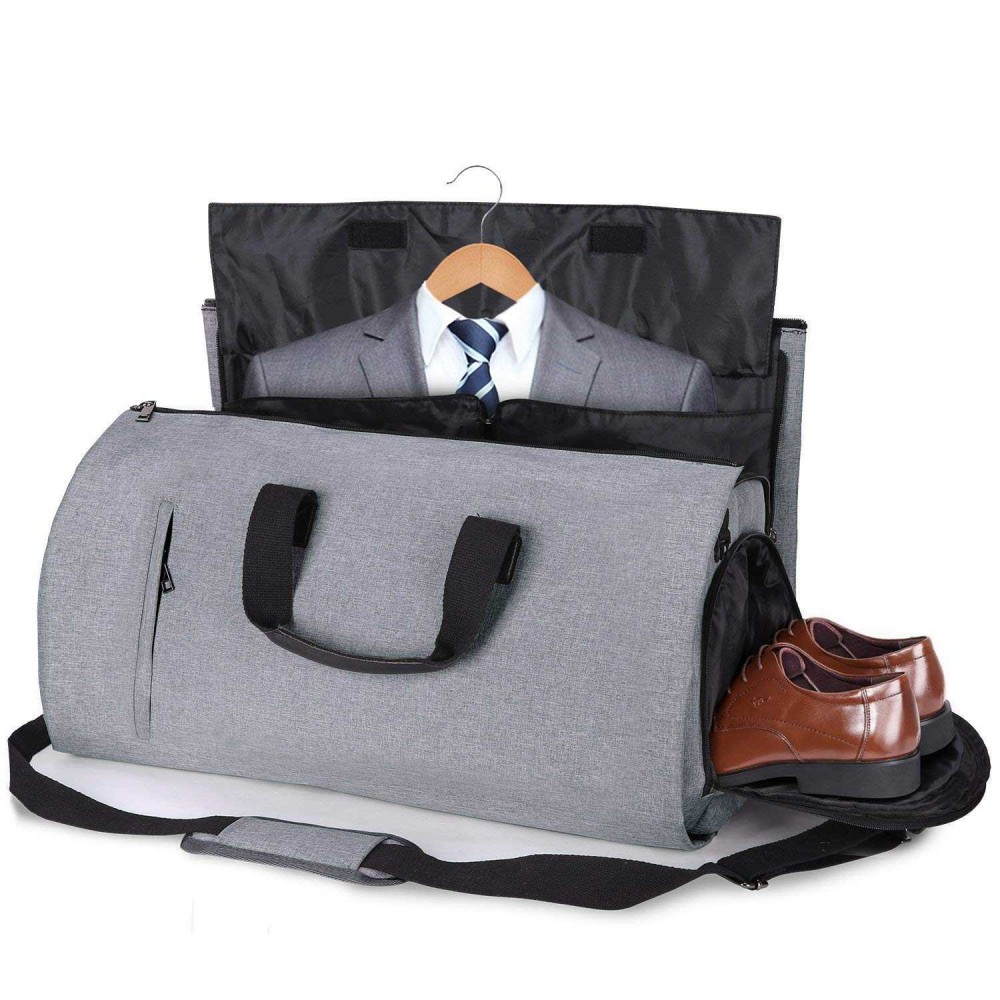 2 in 1 Convertible Travel Garment Duffel Bag with Logo