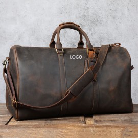 Personalized Ultra large capacity first layer cowhide travel bag  Personalized Ultra large capacity first layer cowhide travel bag