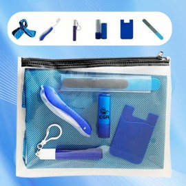 Portable Travel Essentials Pack with Logo