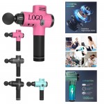 Compact Deep Tissue Massage Gun with Logo