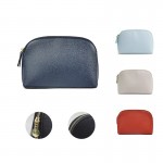 Elegant PU Shell Makeup Pouch with Logo