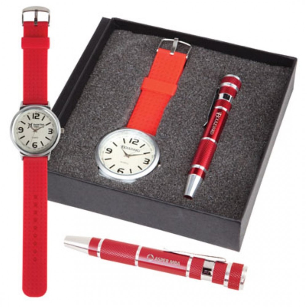 The Madison View Gift Set - Red with Logo
