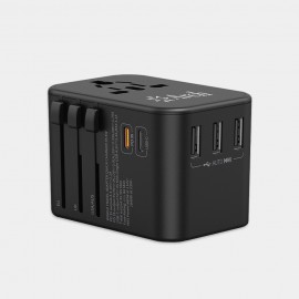 Personalized Expedition 4.0 - Universal Travel Adapter Featuring 35w USB-C Port  Personalized Expedition 4.0 - Universal Travel Adapter Featuring 35w USB-C Port