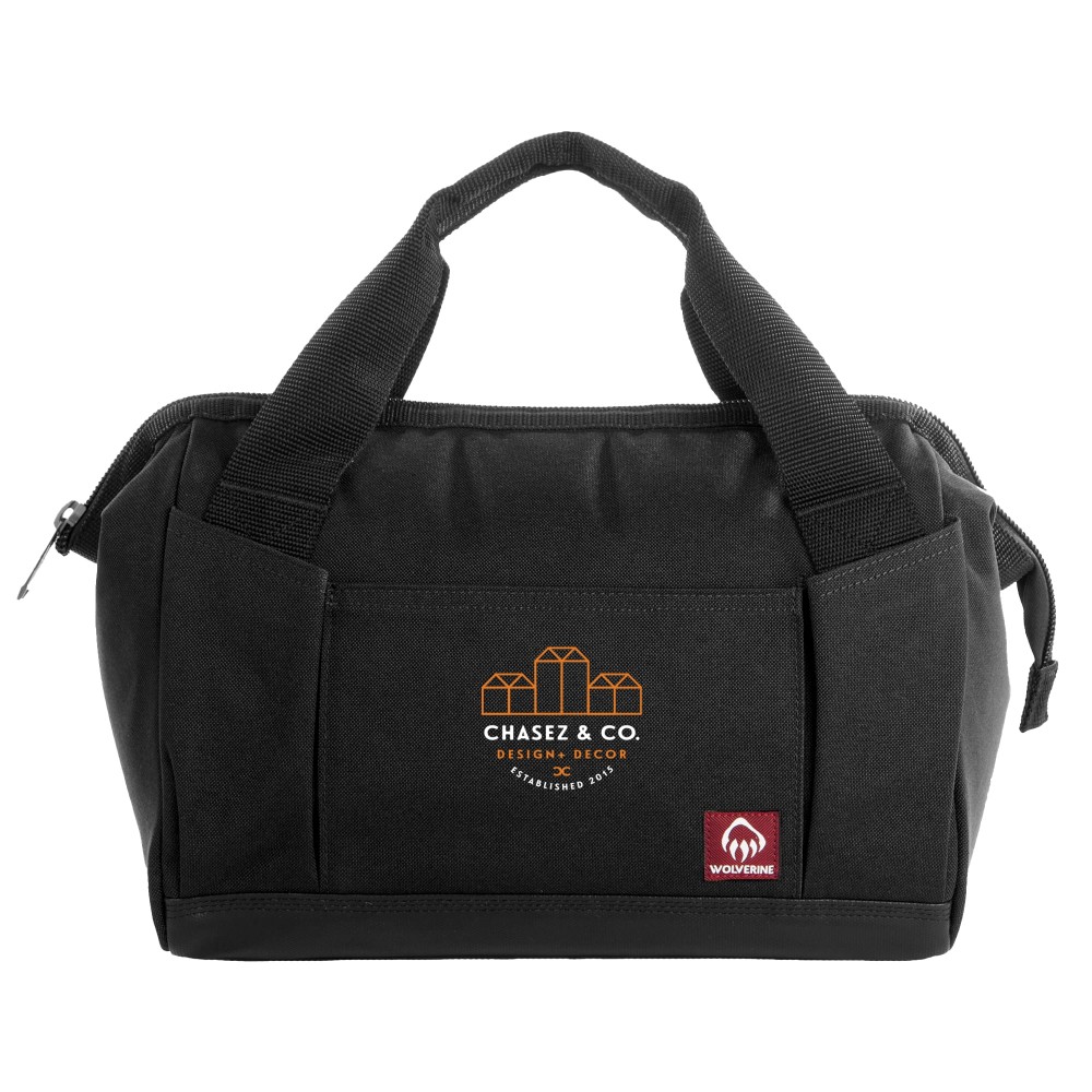Wolverine 13 inch 14 pocket Tool Bag with Logo