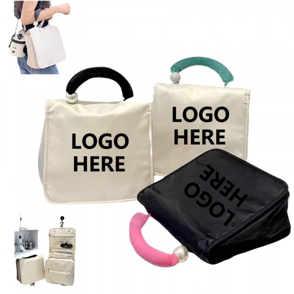 Logo Branded Travel Toiletries Handbag