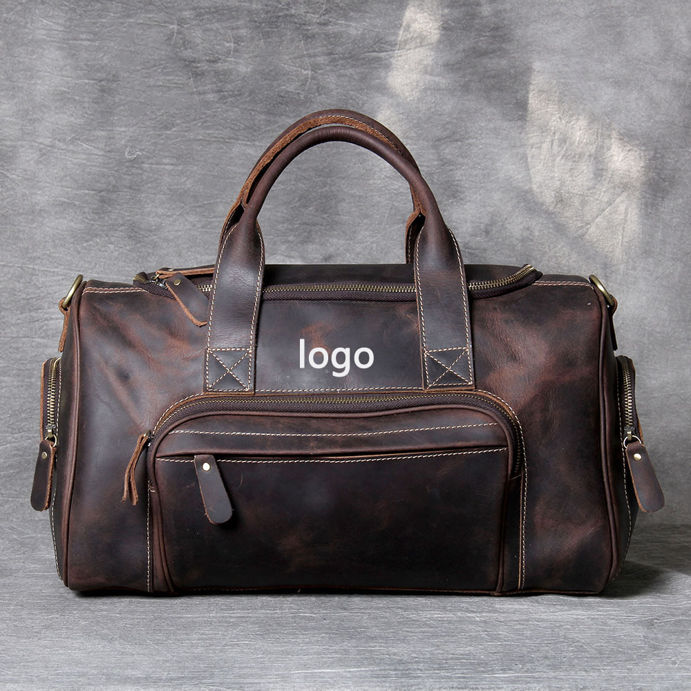 Customized Handmade original first layer cowhide travel bag Customized Handmade original first layer cowhide travel bag