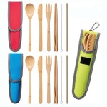 Bamboo Utensils Kit Logo Branded