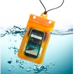 Smooth Trip Travel Gear by Talus BuoyBag Waterproof Phone Case, Orange Custom Printed