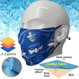 IcyKool Face mask 3-Layer Antibacterial Summer Face masks with Logo  IcyKool Face mask 3-Layer Antibacterial Summer Face masks with Logo