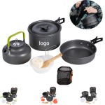 Camping Cookware Kit with Logo