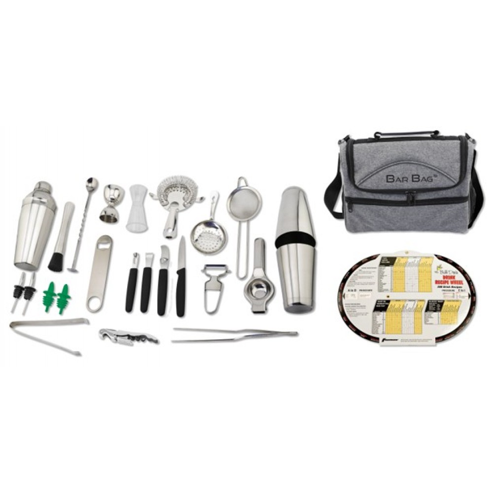 Customized Professional Bartender Travel Set (26 pieces)