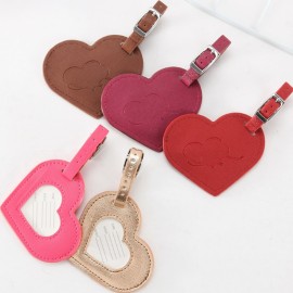 Heart Shape Luggage Tag with Logo